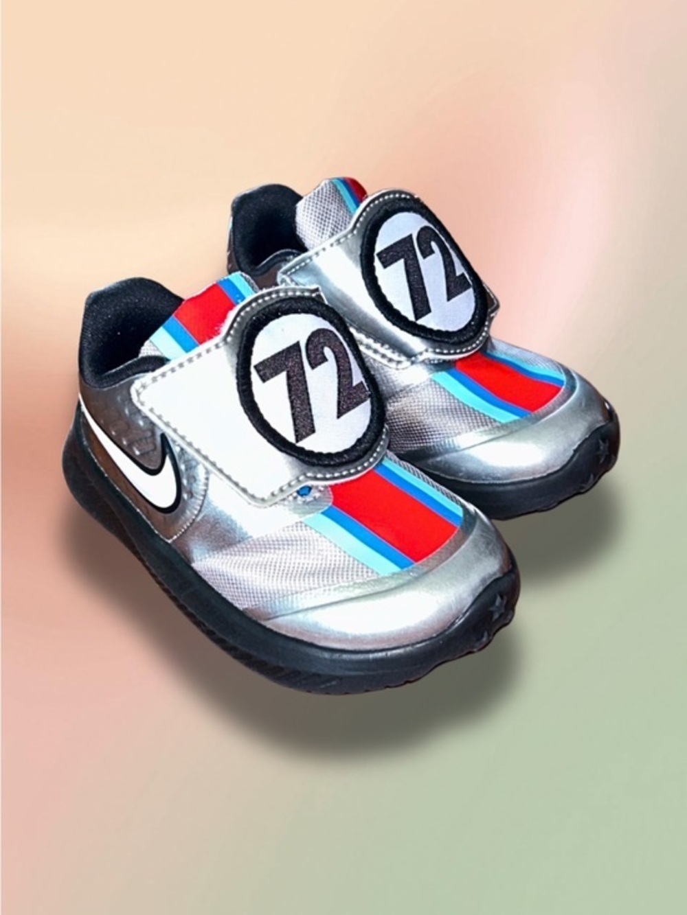 Nike Team Hustle D 9 Auto 72 Toddler Shoes Size 5C CQ4223-001